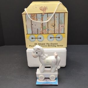 Enesco, Precious Moments,Being Nine Is Just Divine,#9 Birthday Horse.